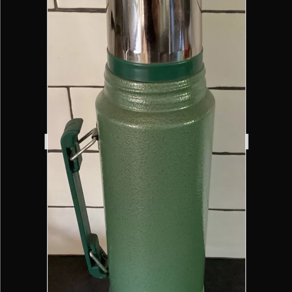 Retro 1970’s Green Aladdin Stanley Thermos 1 Qt - Picture 3 of 8